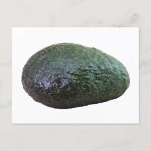 Dark Green Avocado Fresh Fruit Still Life Photo Postcard
