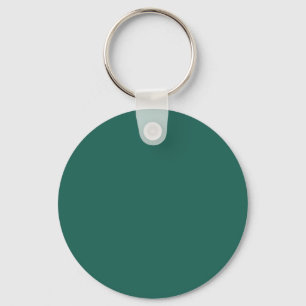 Dark green blue(solid colour) Key Ring