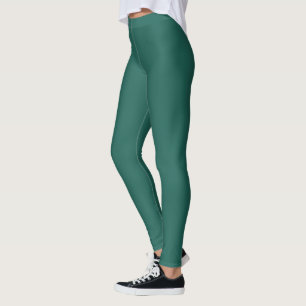  Dark green blue(solid colour)  Leggings