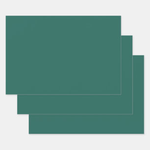 Dark green blue(solid colour) Wrapping Paper Sheet