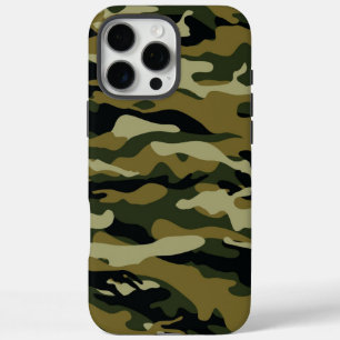 Dark Green Camo iPhone 16 Pro Max Case