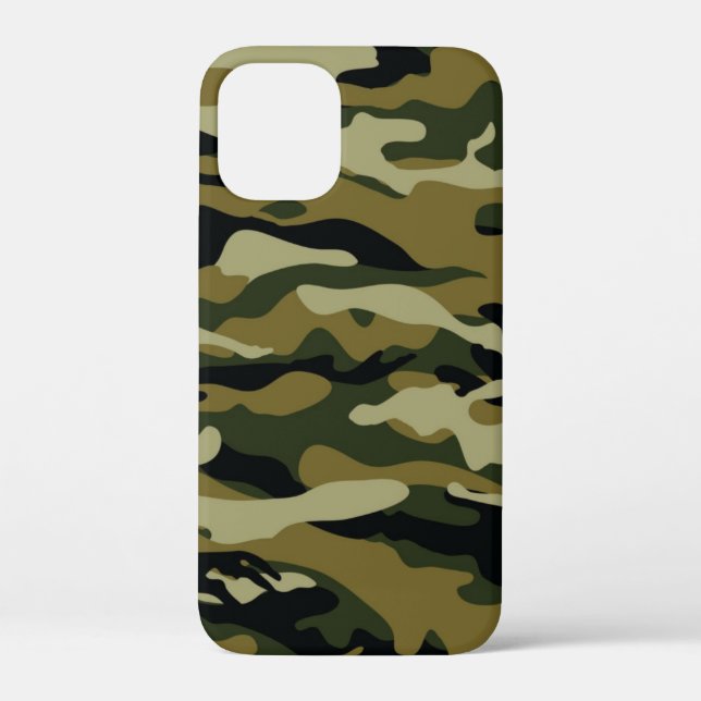 Dark Green Camo Case-Mate iPhone Case (Back)