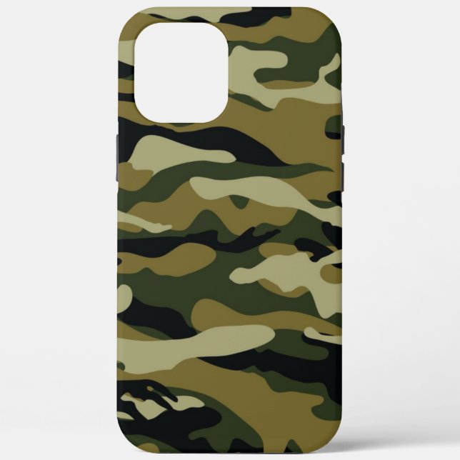 Dark Green Camo Case-Mate iPhone Case (Back)