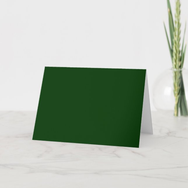 Dark Green Card (Front)