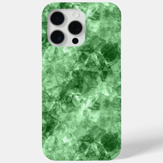 Dark Green Crumpled Texture Case-Mate iPhone Case (Back)
