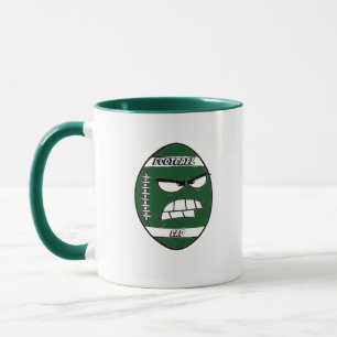 Dark Green Football Mug for Dad