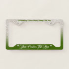Dark Green Ivory Printed sparkle effect Bling Lady