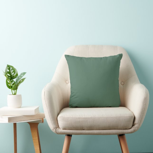 Dark Green Jasmine Colour Cushion (Chair)