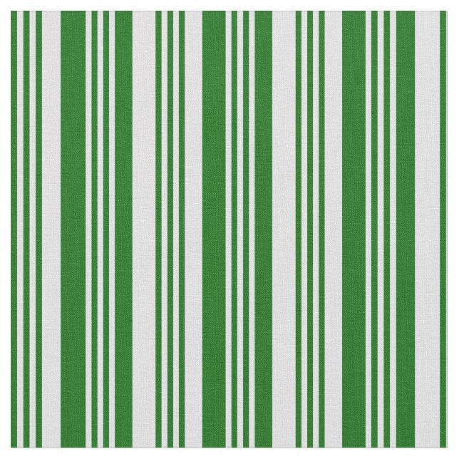 Dark Green & Lavender Coloured Stripes Fabric (Close Up)