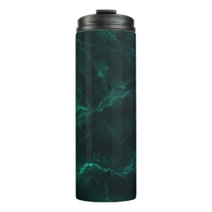 Dark green marble, seamless texture. thermal tumbler