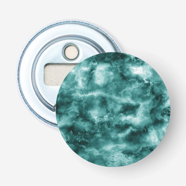 Dark Green Marble Texture Bottle Opener (Front)