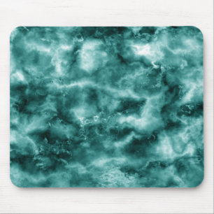 Dark Green Marble Texture Mouse Mat