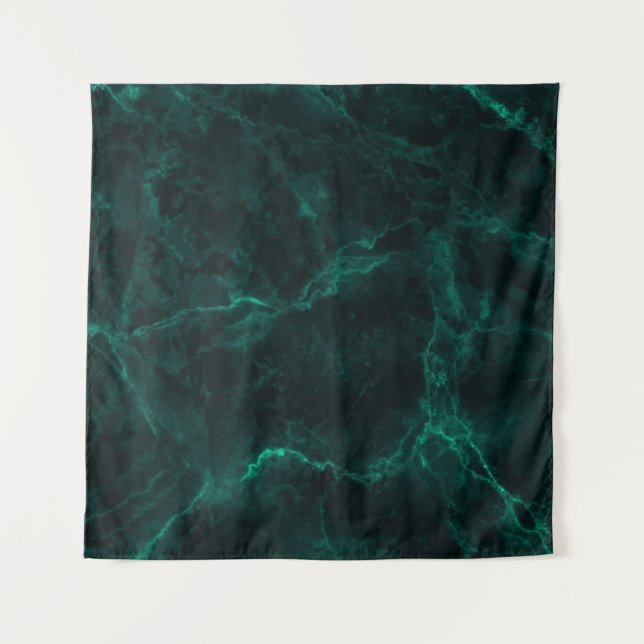 Dark green marble texture tapestry (Front)