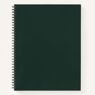 Dark Green Notebook