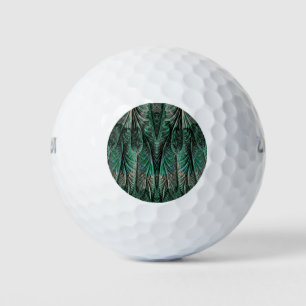 Dark Green patterned Golf Ball – unique