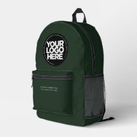 Dark Green | Personalised Corporate Logo and Text