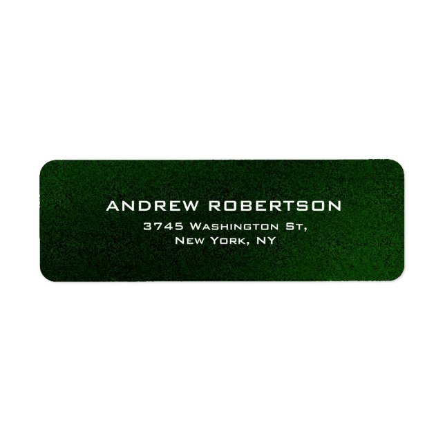 Dark Green Plain Elegant (Front)