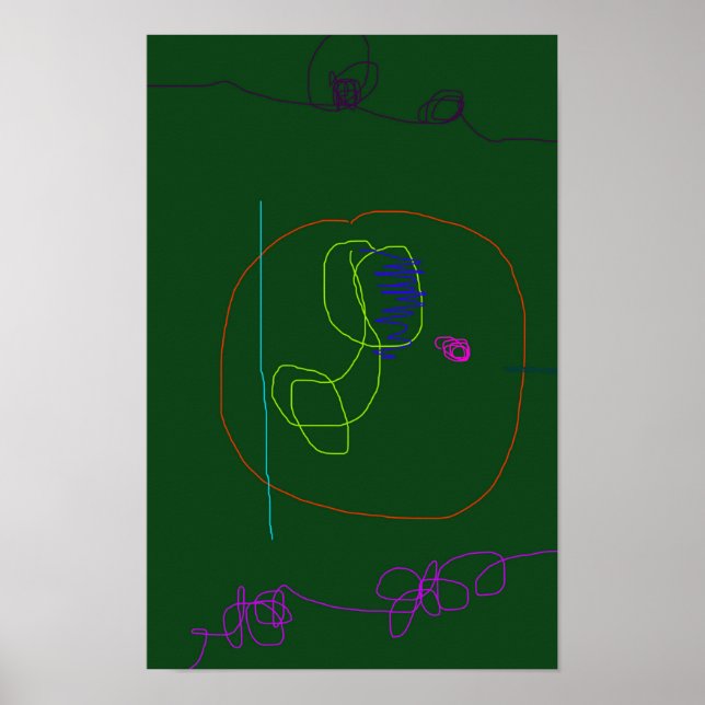 Dark Green Poster (Front)