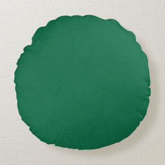 Dark Green Round Cushion