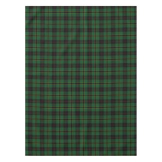 Dark Green Scottish Clan Plaid Tartan Tablecloth