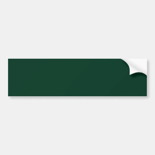 Dark Green Solid Color Bumper Sticker