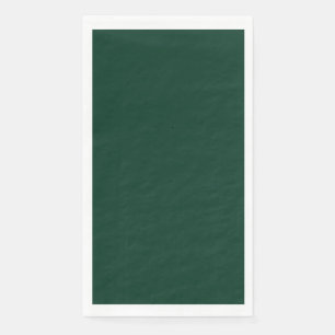 Dark Green Solid Color Napkin