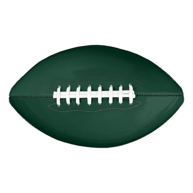 Dark Green Solid Colour American Football (Front)