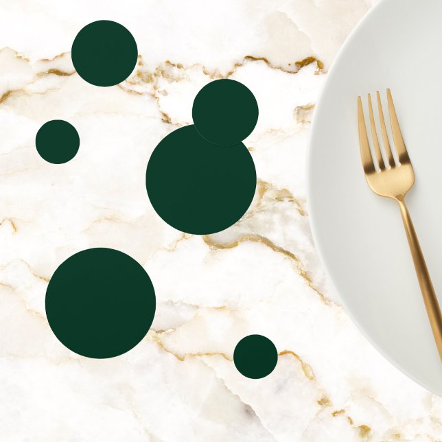 Dark Green Solid Colour Confetti (Creator Uploaded)