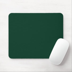 Dark Green Solid Colour Mouse Mat