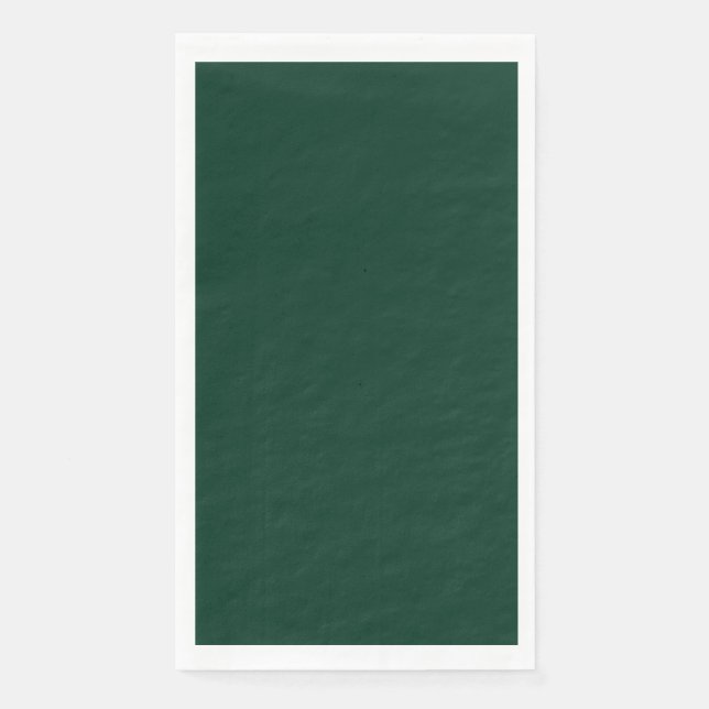 Dark Green Solid Colour Napkin (Front)