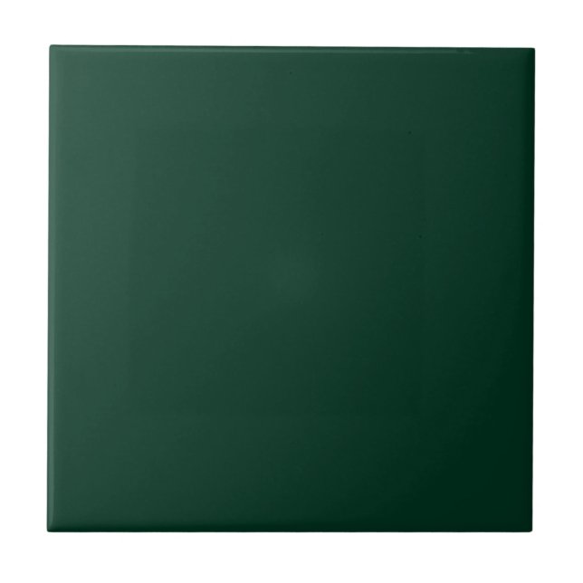 Dark Green Solid Colour Tile (Front)