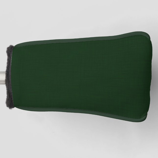 Dark green textured golf head cover (Front)