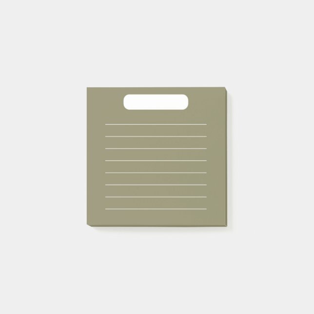 Dark Green To-Do List  Post-it Notes (Front)