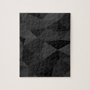 Dark grey and black geometric mesh pattern jigsaw puzzle