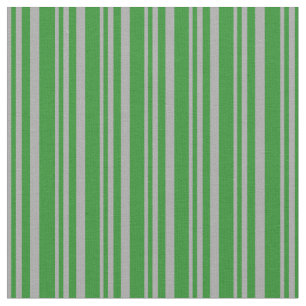 Dark Grey and Forest Green Coloured Pattern Fabric