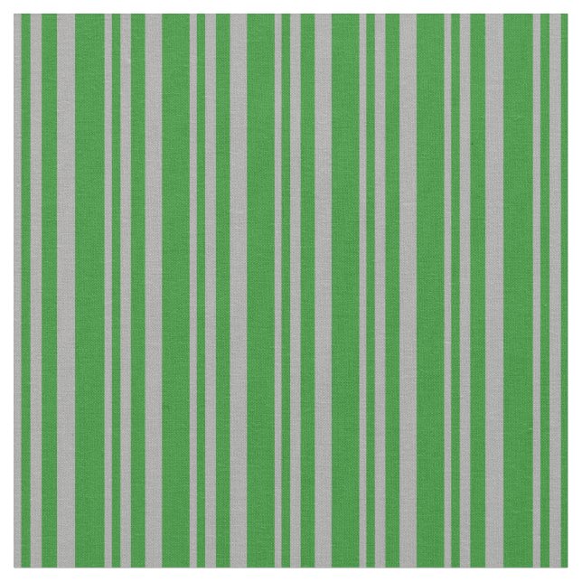 Dark Grey and Forest Green Coloured Pattern Fabric (Close Up)