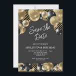Dark Grey and Gold 70th Birthday Invitation<br><div class="desc">Create your own Dark Grey and Gold 70th Birthday Invitation! Personalize this design with your own text. You can further customize this design by selecting the "Edit Details" button if desired.</div>