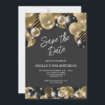 Dark Grey and Gold 70th Birthday Invitation<br><div class="desc">Create your own Dark Grey and Gold 70th Birthday Invitation! Personalize this design with your own text. You can further customize this design by selecting the "Edit Details" button if desired.</div>