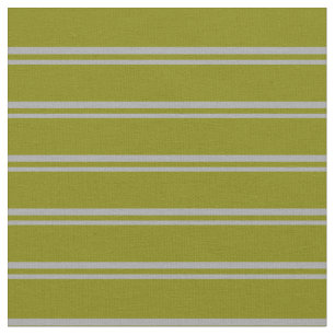 Dark Grey and Green Lines Fabric