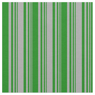 Dark Grey and Green Lines/Stripes Pattern Fabric