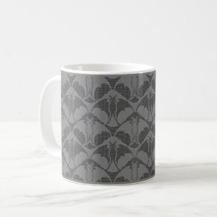 Dark Grey Batty Coffee Mug