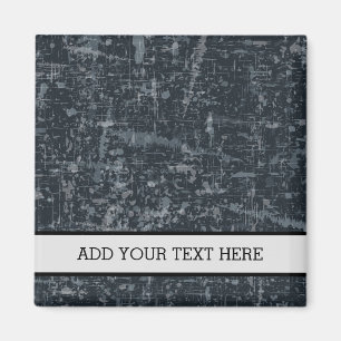 Dark Grey Black Art Lover Abstract Artist Painter Magnet