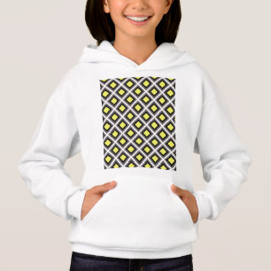 Dark Grey, Black, Yellow Ikat Diamonds by STaylor
