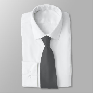 Dark Grey Color Tie