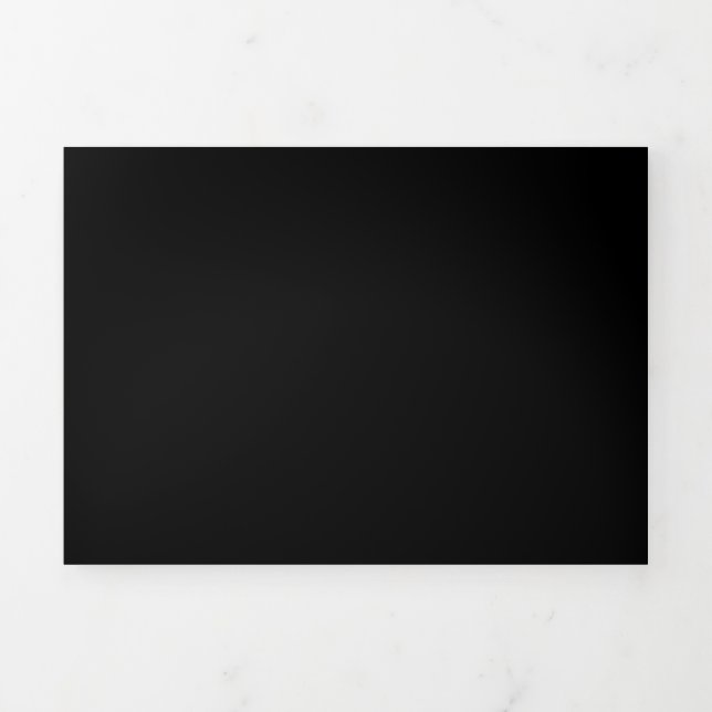 Dark Grey,Davy Grey,Diesel, Tri-Fold Card (Cover)