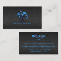 Dark-grey faux meta texture business ca