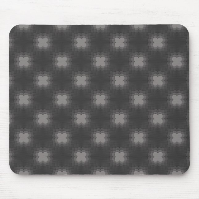 Dark Grey Funky Flair Mousepad (Front)