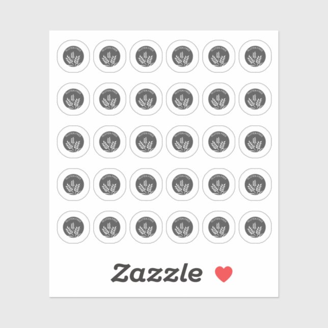 Dark Grey Gluten Free Wedding Place Meal Choice (Sheet)