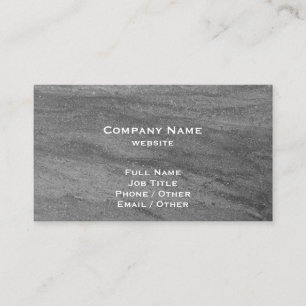 Dark Grey Granite Business Card
