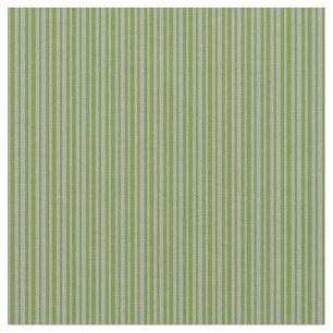 Dark Grey & Green Coloured Pattern of Stripes Fabric